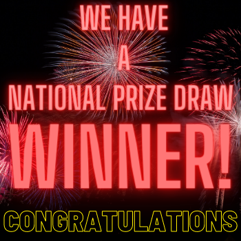 We have a national prize draw winner!