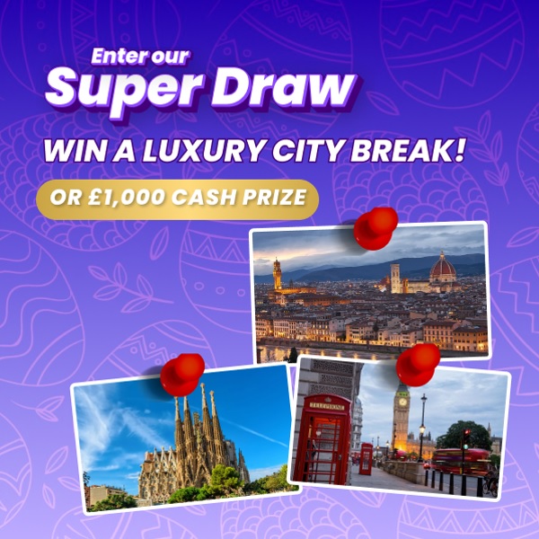 Win a Luxury City Break, or £1,000 cash!
